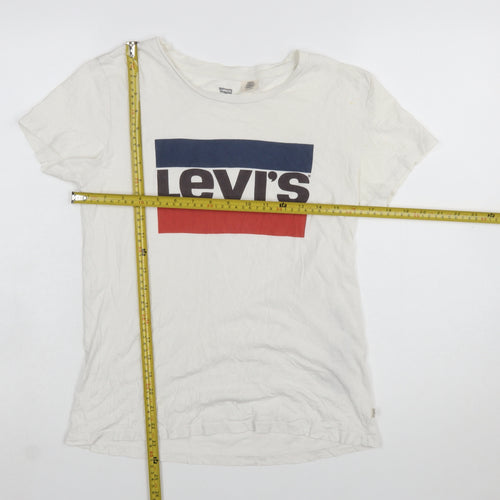 Levi's Women's White XS Basic Logo T-Shirt