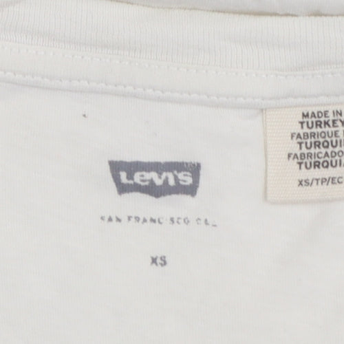 Levi's Women's White XS Basic Logo T-Shirt