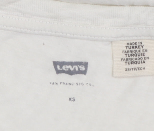 Levi's Women's White XS Basic Logo T-Shirt