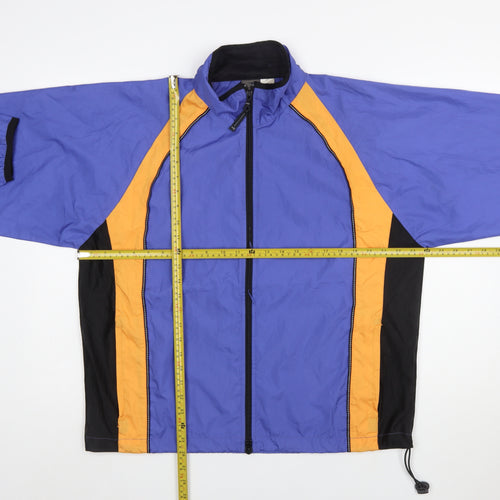 ProSpirit Women's Blue Colourblock Windbreaker Jacket L