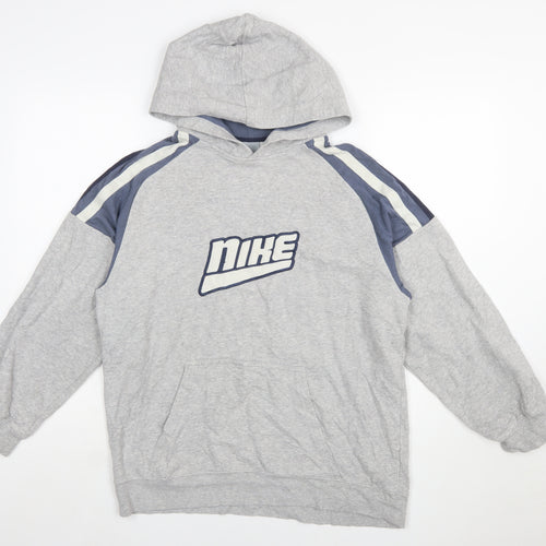Nike Womens Grey XL Pullover Hoodie Fleece Sportswear Sweatshirt