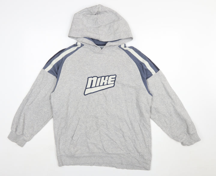 Nike Womens Grey XL Pullover Hoodie Fleece Sportswear Sweatshirt
