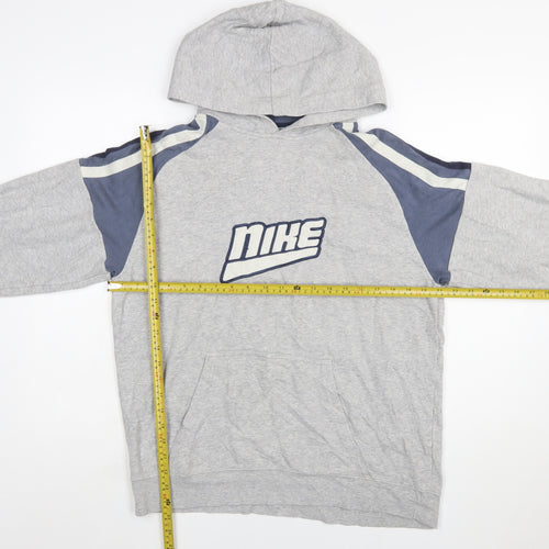 Nike Womens Grey XL Pullover Hoodie Fleece Sportswear Sweatshirt