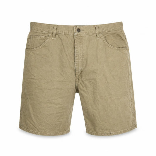 Wrangler Men's Beige Chino Shorts Size 40 Relaxed Fit Denim Cotton
