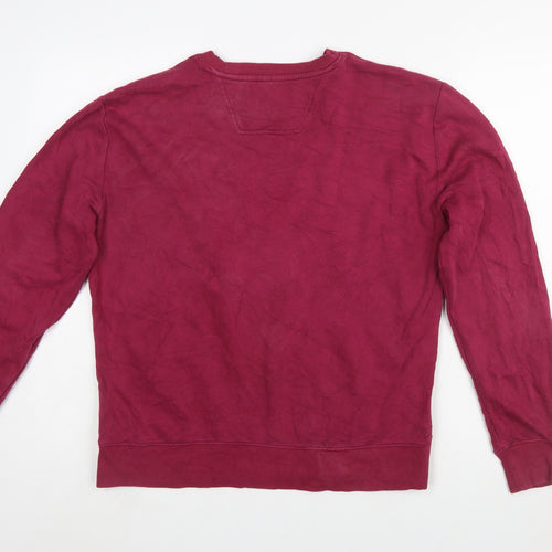 Calvin Klein Jeans Women’s Red Cotton Pullover Sweatshirt Size M