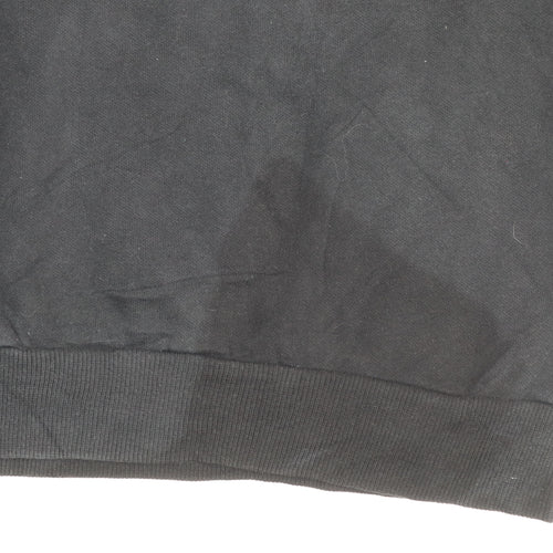 Puma Women's Black Logo Crew Neck Pullover Sweatshirt Size 10