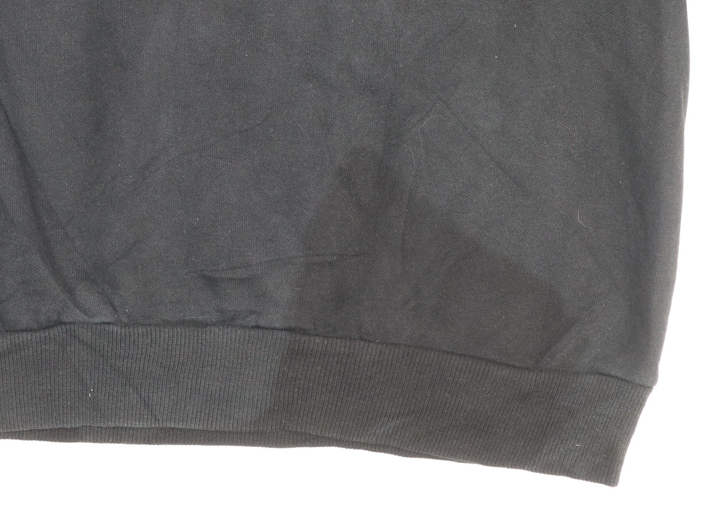 Puma Women's Black Logo Crew Neck Pullover Sweatshirt Size 10