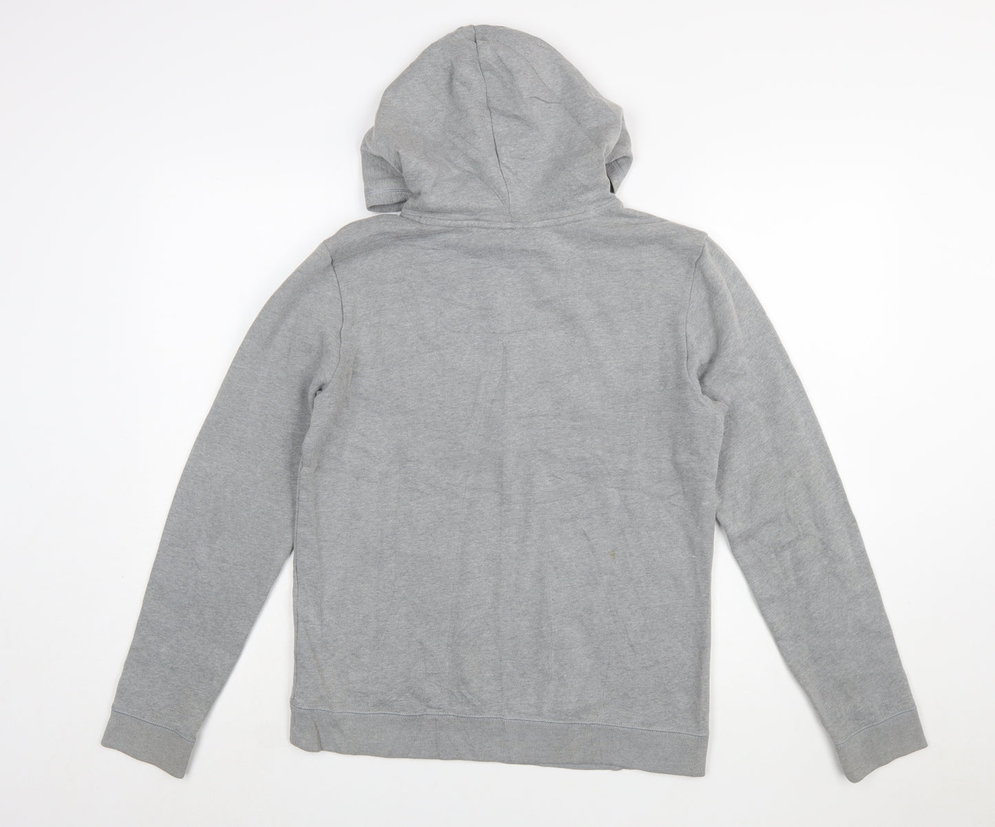 Under Armour Boys Grey XL Pullover Hoodie with Logo ColdGear Fleece