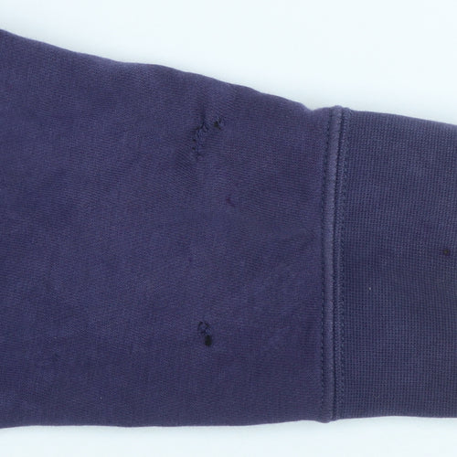 Nike Boys Purple Full Zip Hoodie Size XL 158-170cm Cotton Blend