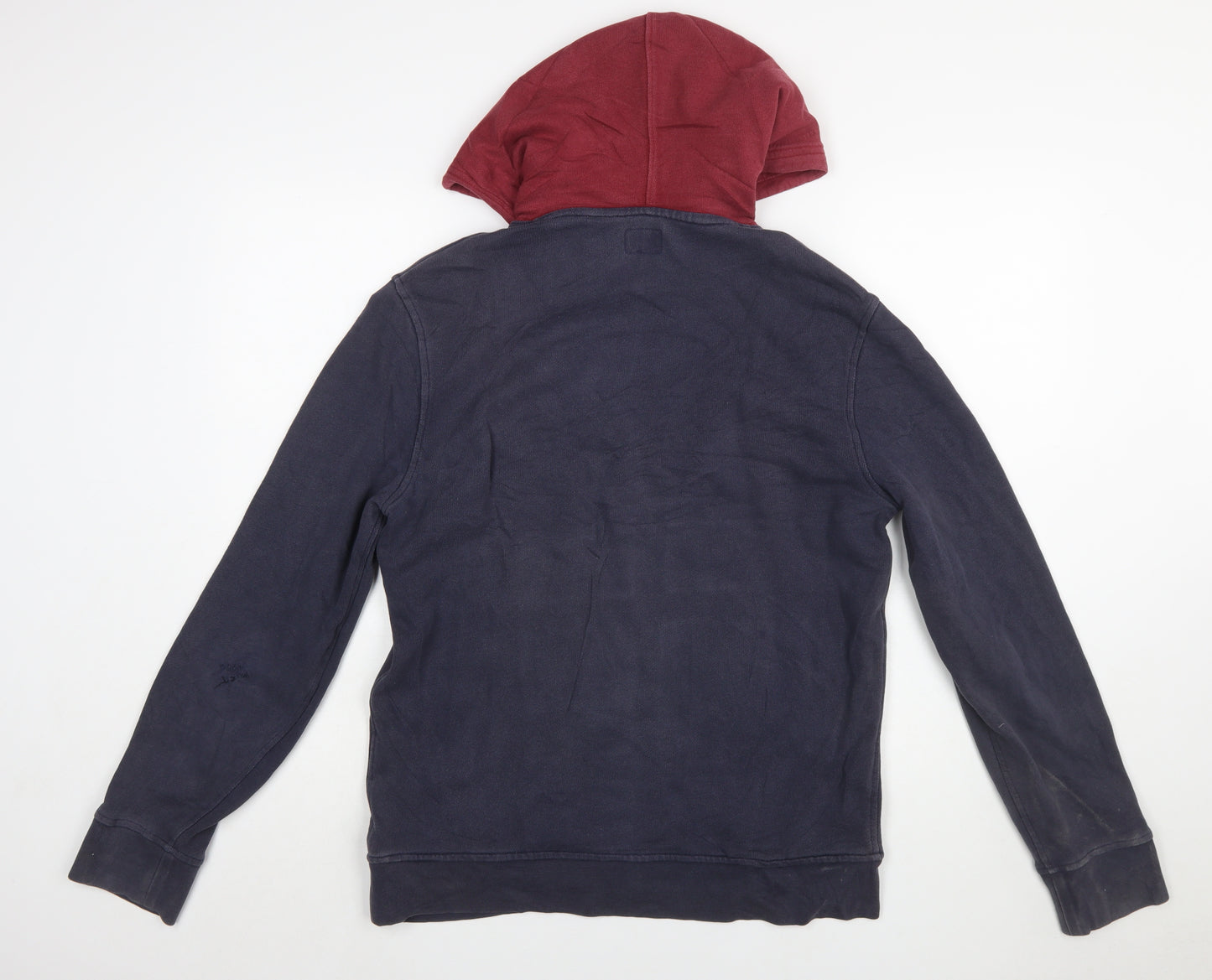 Levi's Men's Blue Pullover Hoodie M Logo Fleece Sweatshirt