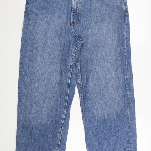 Nautica Mens Blue Straight Leg Denim Jeans 36x30 Regular Fit