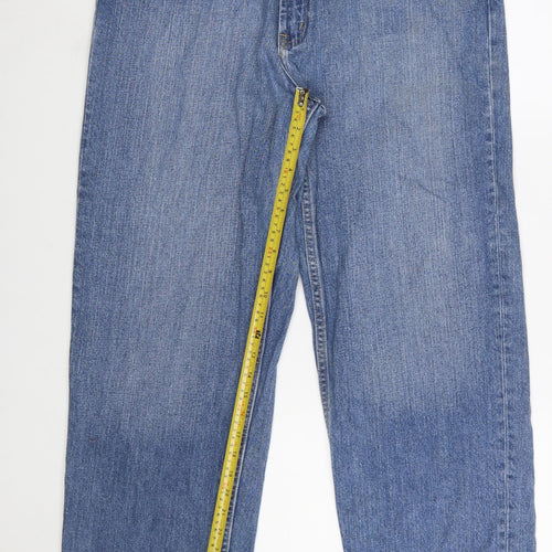 Nautica Mens Blue Straight Leg Denim Jeans 36x30 Regular Fit