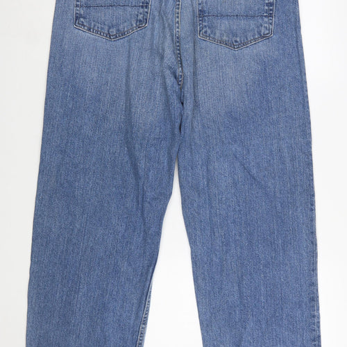 Nautica Mens Blue Straight Leg Denim Jeans 36x30 Regular Fit