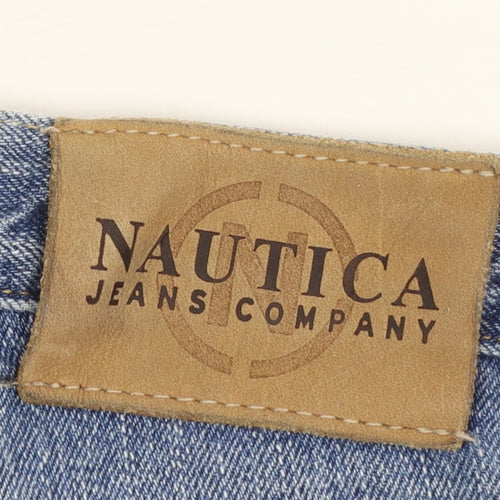 Nautica Mens Blue Straight Leg Denim Jeans 36x30 Regular Fit