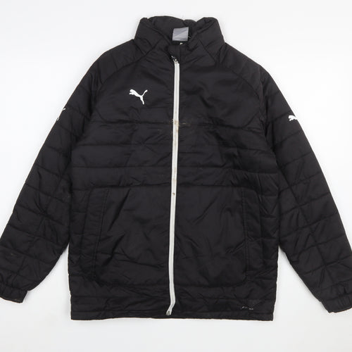 Puma Boys Black Full Zip Sweatshirt Hoodie Size 12 Years