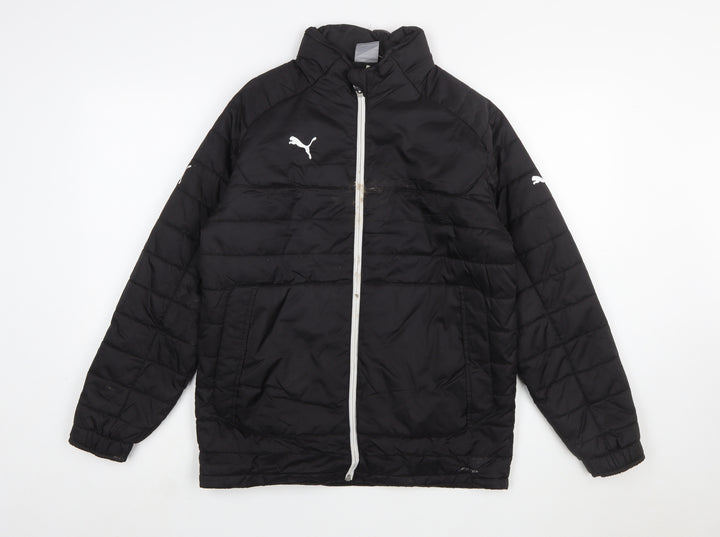 Puma Boys Black Full Zip Sweatshirt Hoodie Size 12 Years