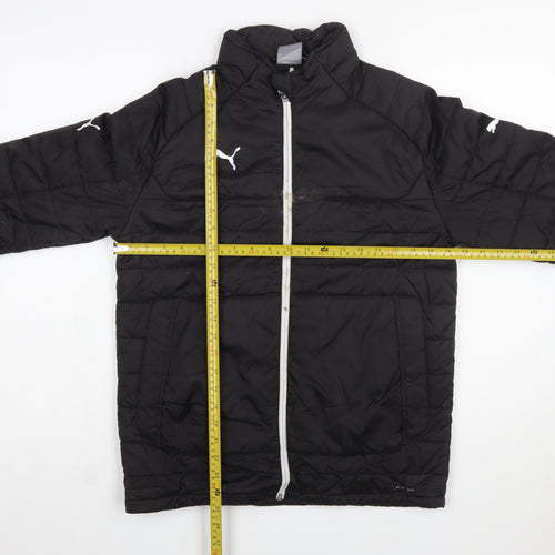 Puma Boys Black Full Zip Sweatshirt Hoodie Size 12 Years