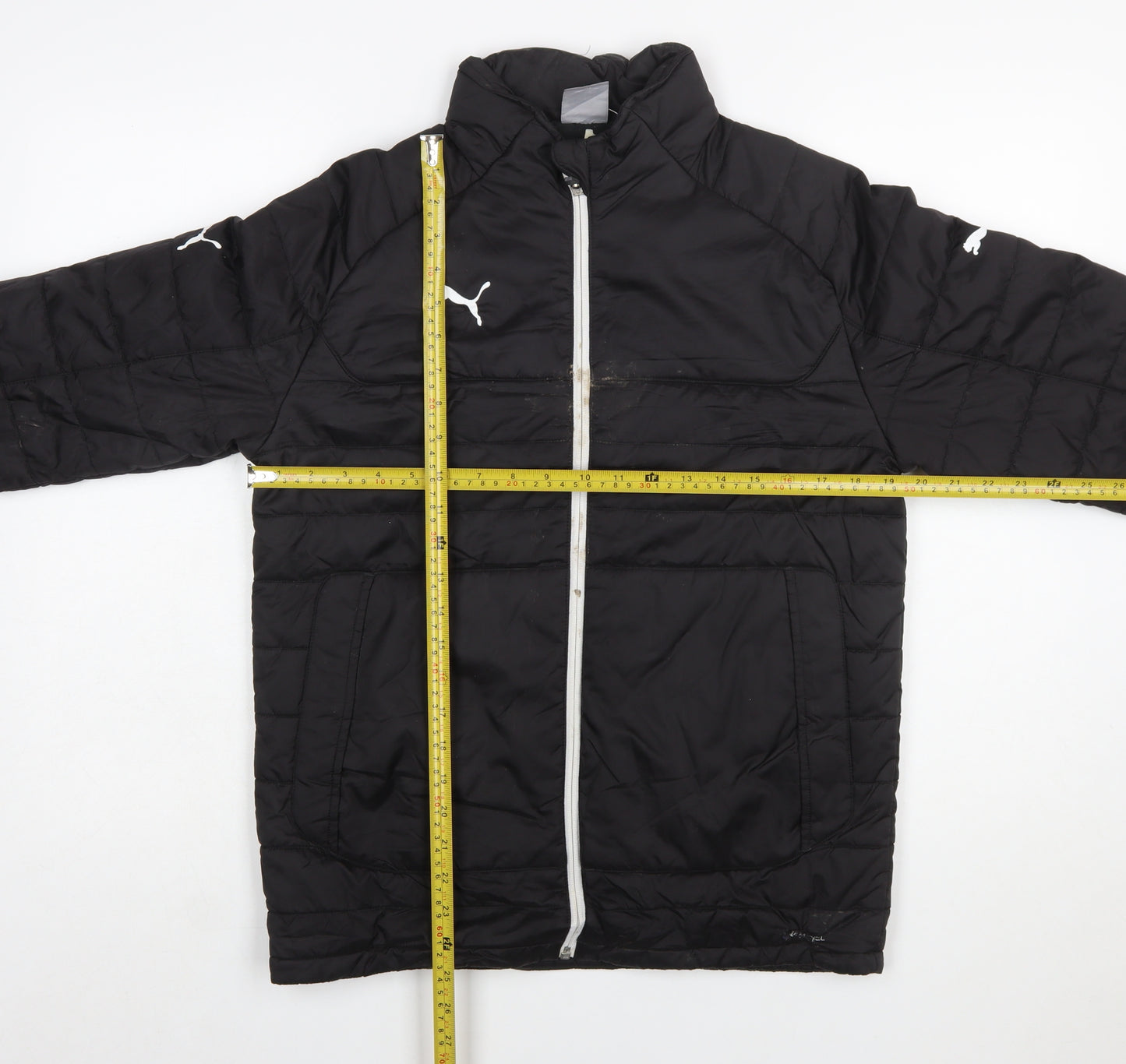 Puma Boys Black Full Zip Sweatshirt Hoodie Size 12 Years