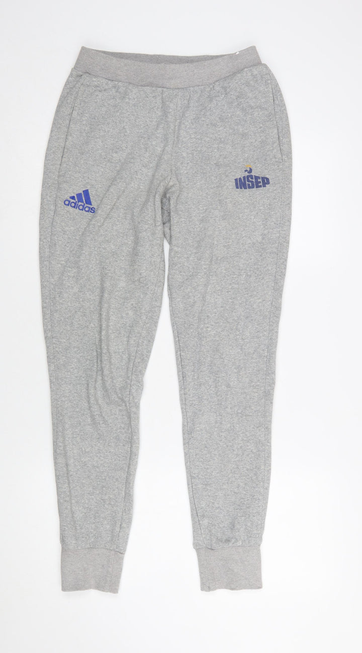 Adidas Men's Grey Jogger Sweatpants Small Size 30 Regular Fit