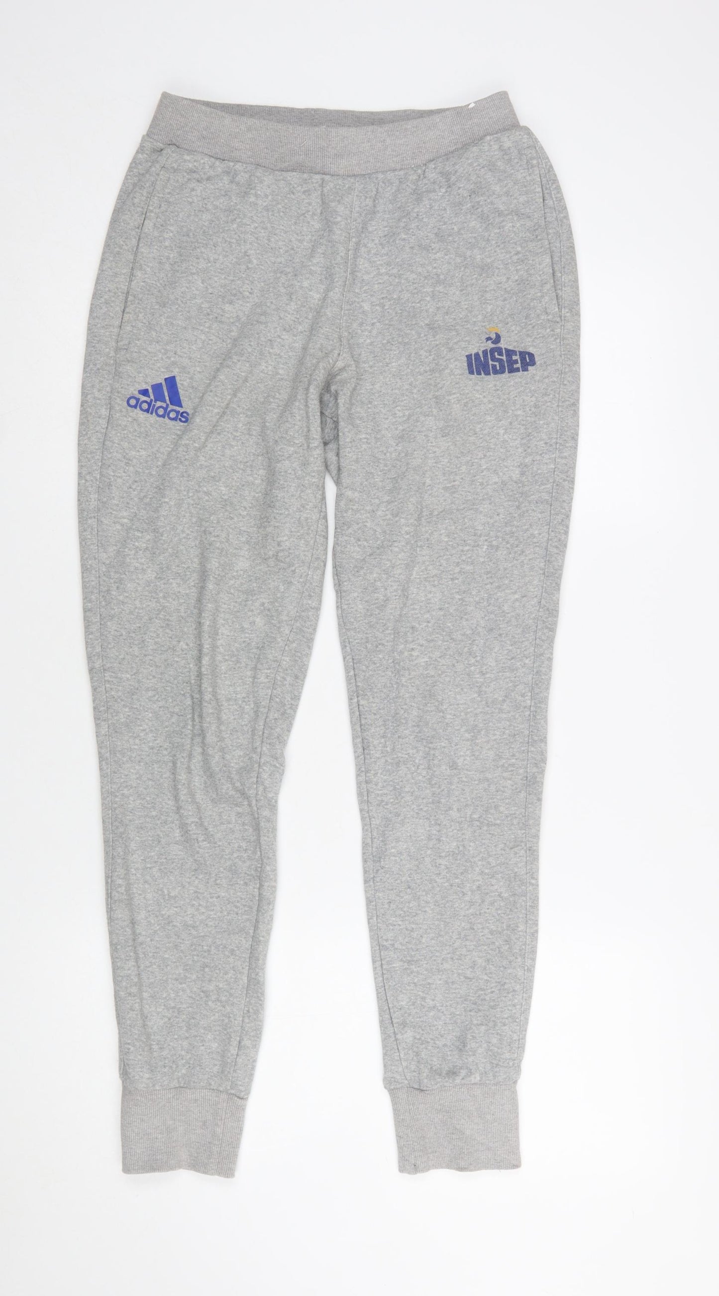 Adidas Men's Grey Jogger Sweatpants Small Size 30 Regular Fit