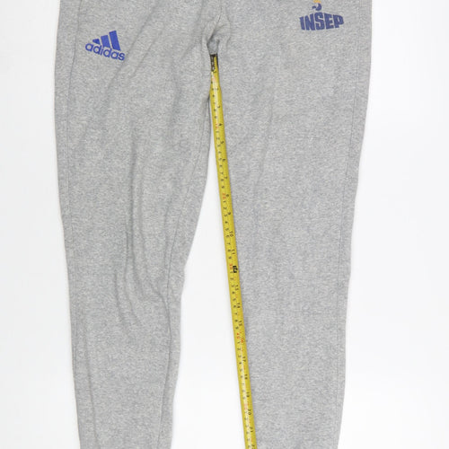 Adidas Men's Grey Jogger Sweatpants Small Size 30 Regular Fit