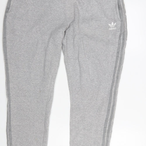 Adidas Mens Grey XL Jogger Sweatpants Cotton Blend Casual