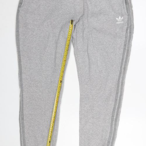 Adidas Mens Grey XL Jogger Sweatpants Cotton Blend Casual