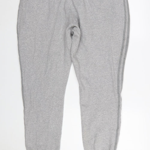 Adidas Mens Grey XL Jogger Sweatpants Cotton Blend Casual
