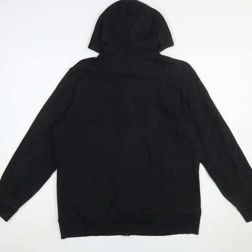 Puma Womens Black XL Full Zip Hoodie Sweatshirt Casual Style