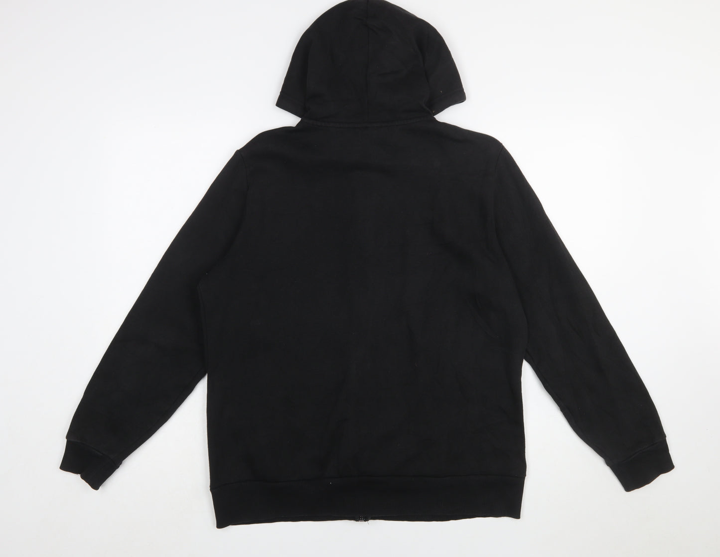 Puma Womens Black XL Full Zip Hoodie Sweatshirt Casual Style