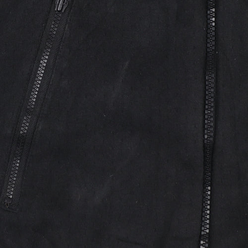 Adidas Womens Black Full Zip Hoodie S 8-10 Hooded Sportswear