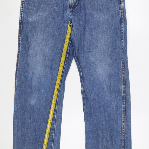 Wrangler Men's Blue Straight Texas Jeans W32 L32 100% Cotton