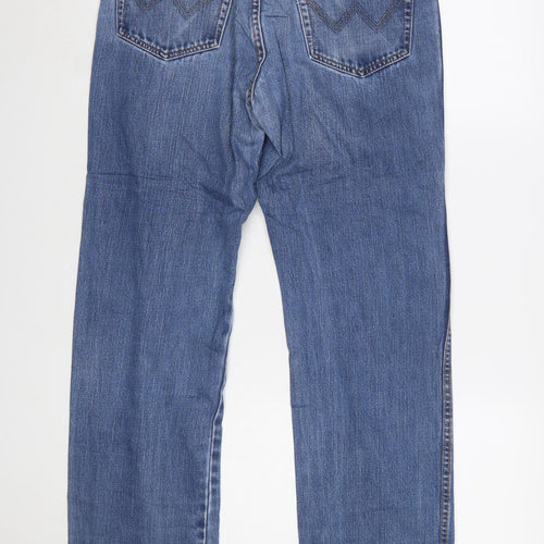 Wrangler Men's Blue Straight Texas Jeans W32 L32 100% Cotton
