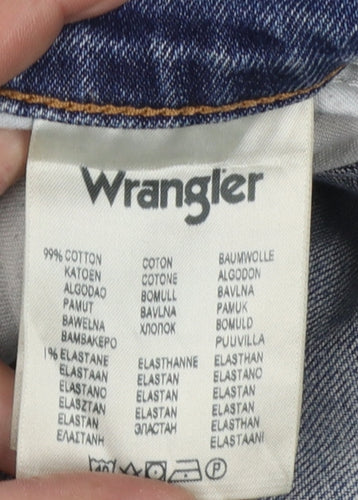 Wrangler Men Blue Greensboro Straight Fit Denim Jeans W32 L30