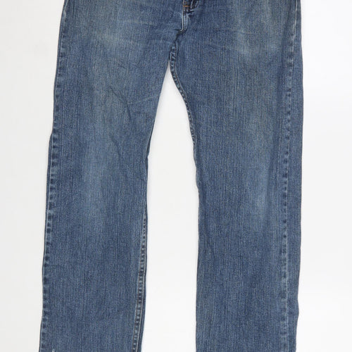 Wrangler Men’s Blue Regular Fit Straight Denim Jeans 32x32