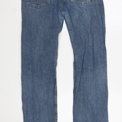 Wrangler Men’s Blue Regular Fit Straight Denim Jeans 32x32