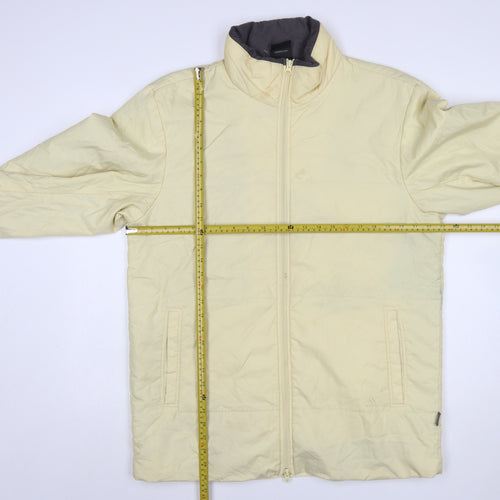 Adidas Men's Beige Lightweight Full Zip Jacket Size S