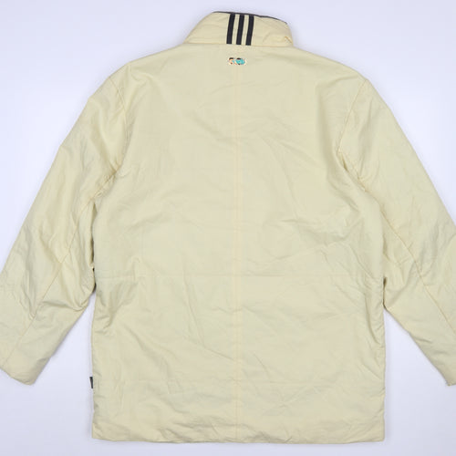 Adidas Men's Beige Lightweight Full Zip Jacket Size S