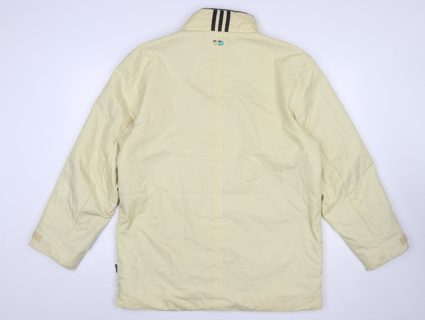 Adidas Men's Beige Lightweight Full Zip Jacket Size S