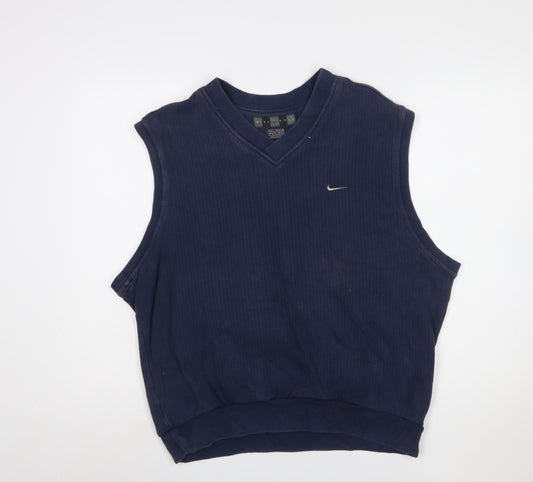 Nike Golf Men's Blue Sleeveless V-Neck Tank Top M