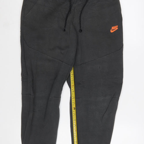 Nike Men's Black Jogger Trousers M Elastic Waist Comfort Fit