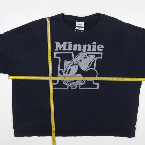 Disney C&A Women Blue XL Pullover Minnie Mouse Sweatshirt
