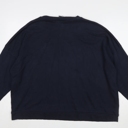 Disney C&A Women Blue XL Pullover Minnie Mouse Sweatshirt