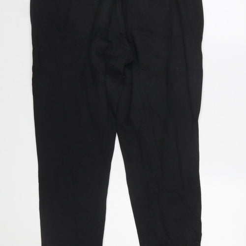 Adidas Men Black XL Jogger Trousers Cuffed Pockets
