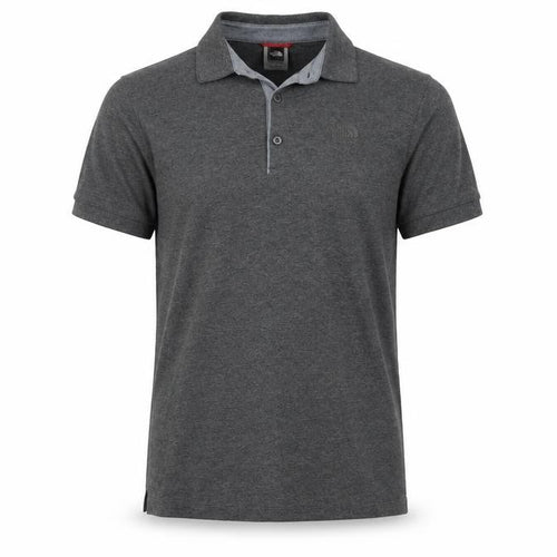 The North Face Men's Grey Short Sleeve Polo Shirt Size S
