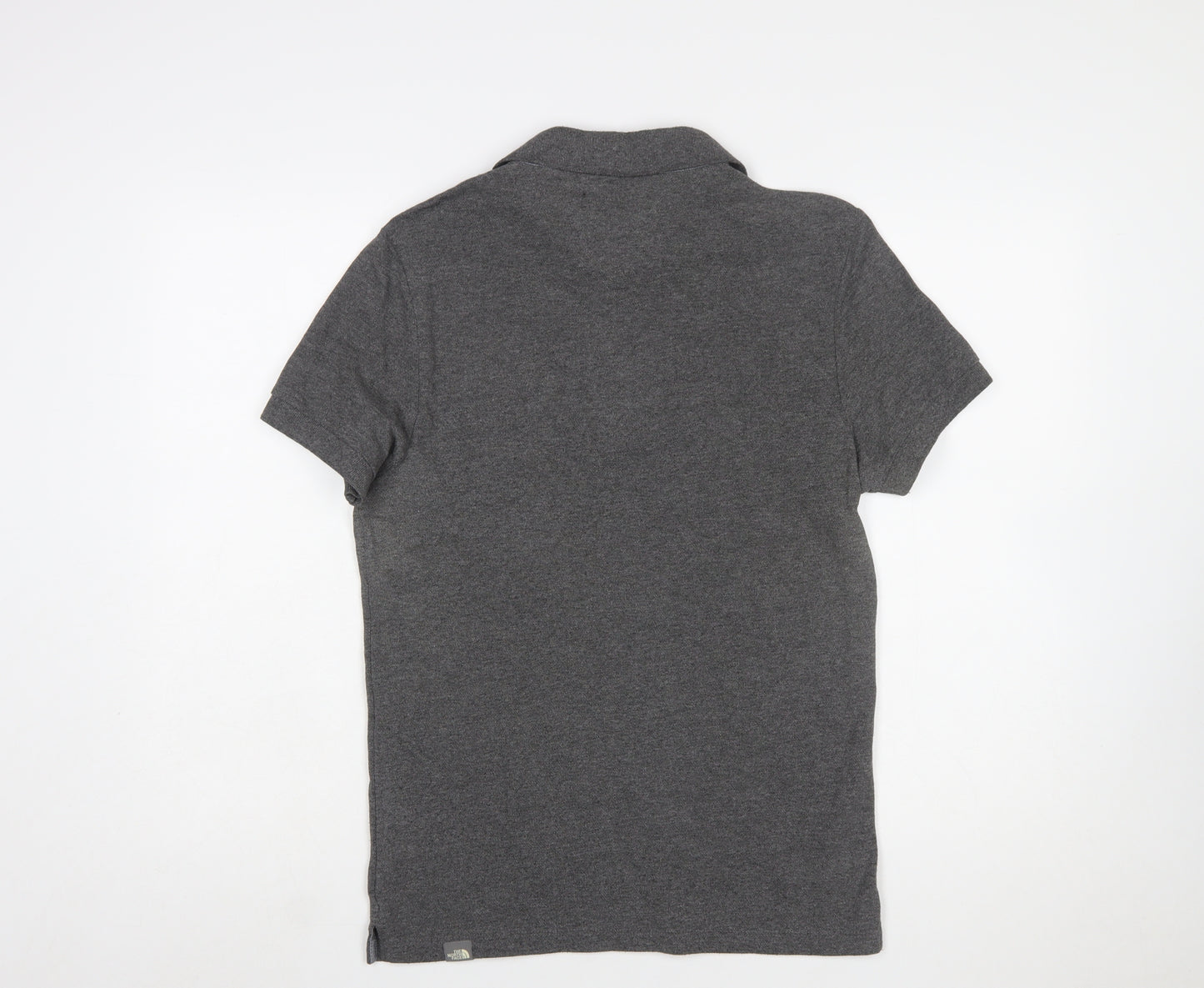 The North Face Men's Grey Short Sleeve Polo Shirt Size S