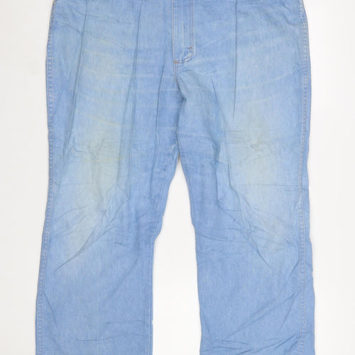 Wrangler Men's Blue 42x30 Straight Denim Jeans