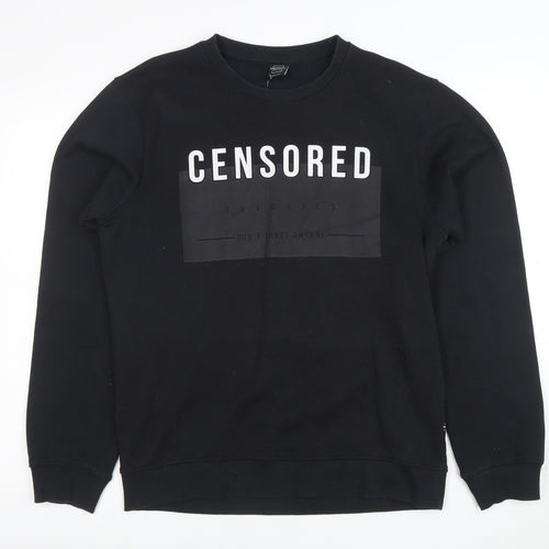 Sonny Bono Men’s Black Graphic Pullover Sweatshirt L