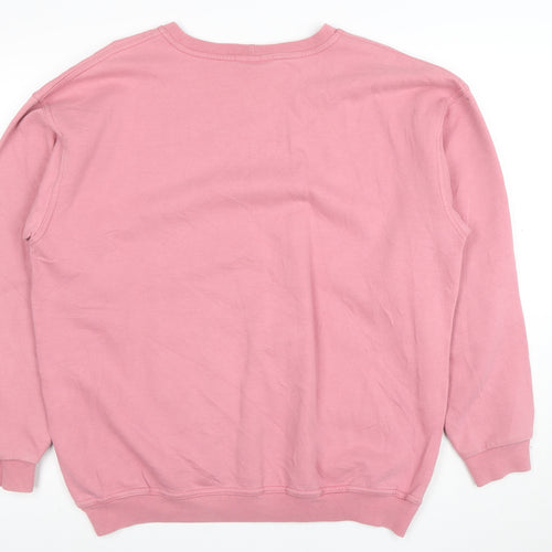 Northern Reflections Women Pink XL Pullover Sweatshirt Cotton Blend