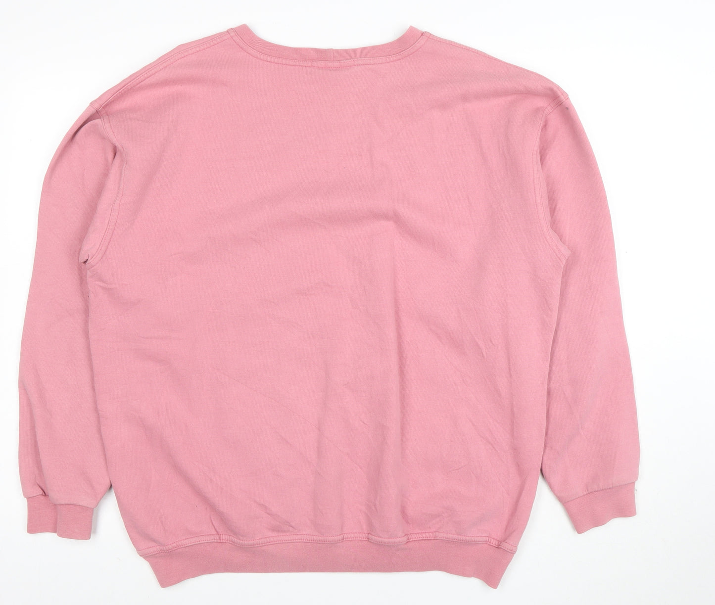 Northern Reflections Women Pink XL Pullover Sweatshirt Cotton Blend